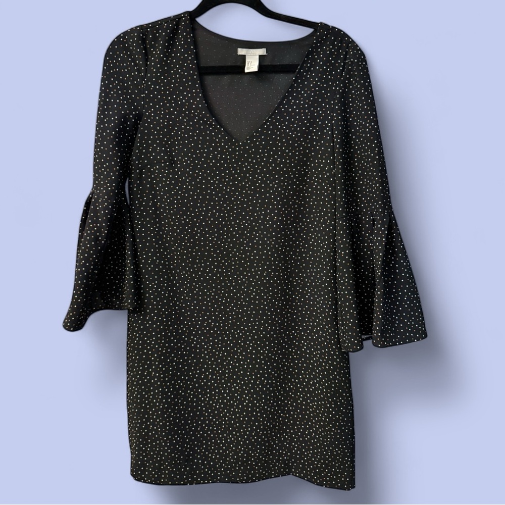3 for $5!! H&M Black Polka Dot Long Sleeve Dress